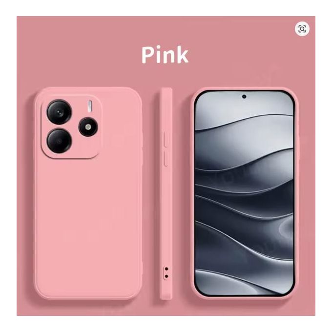 XIAOMI Redmi Note 14 Cover Pink Premium Silicone Heavy Duty Protection Phone Case/ Cover