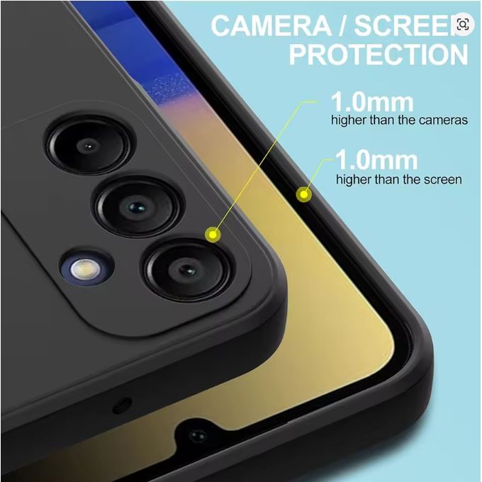 Samsung Galaxy A36 Black Original Premium Silicone Heavy Duty Phone Case/ Cover