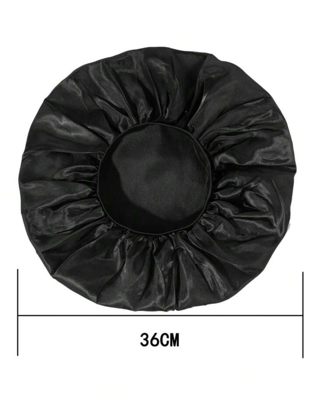 2pcs Satin Hair Bonnet / Sleeping Cap / Bonnet Cap / Satin Headwrap Night Sleep Bonnet Unisex with wide Soft Elastic Band