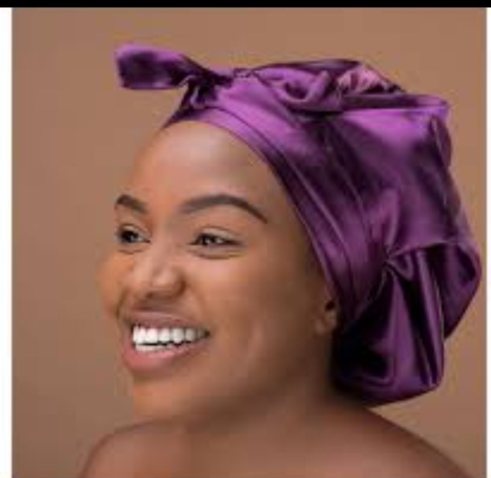 3pcs Limited Stock Satin Bonnet Sleeping Cap Silky Hats Adjustable cap for Curly Hair Bonnet with Tie Band