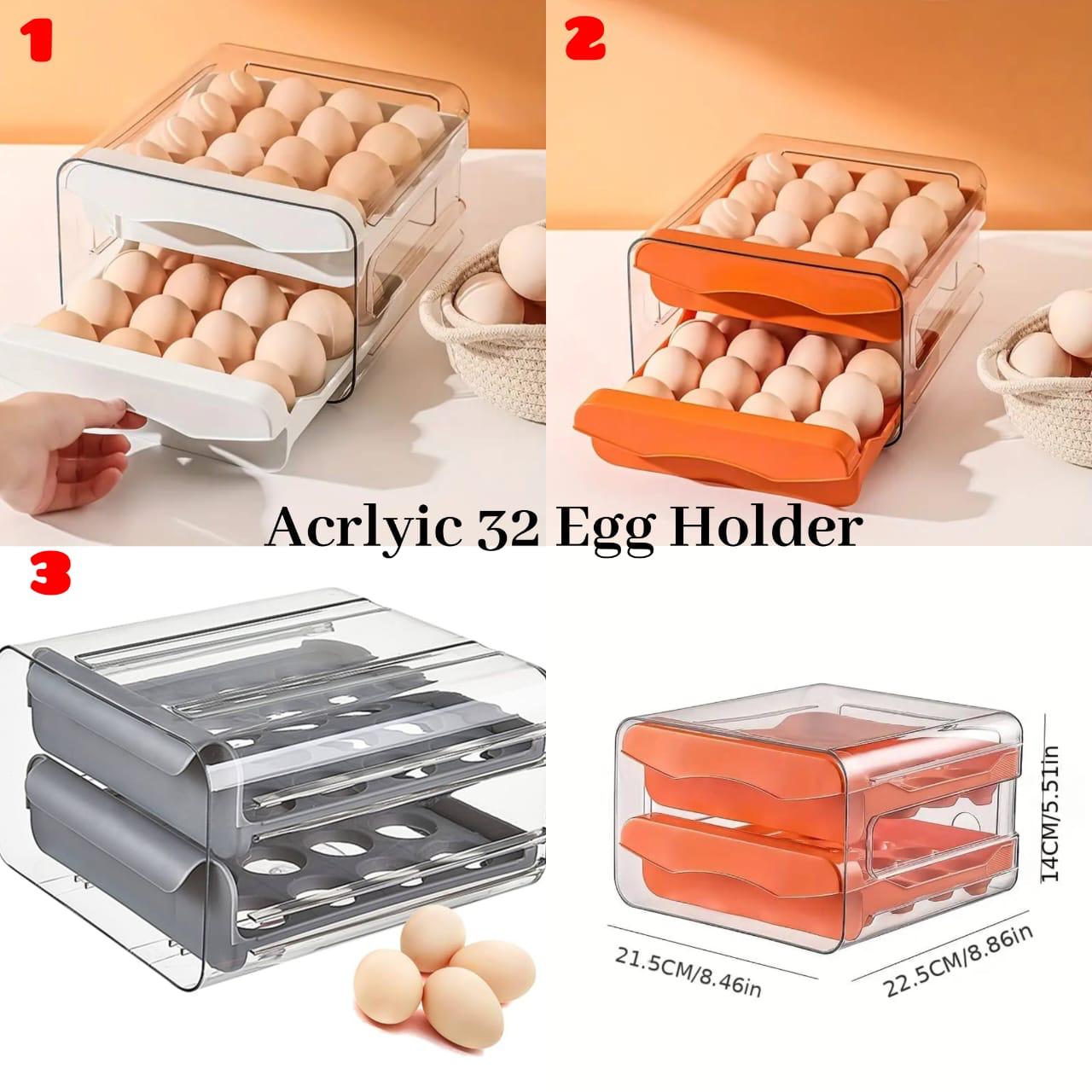 32 egg Acrylic Holder 1Pc