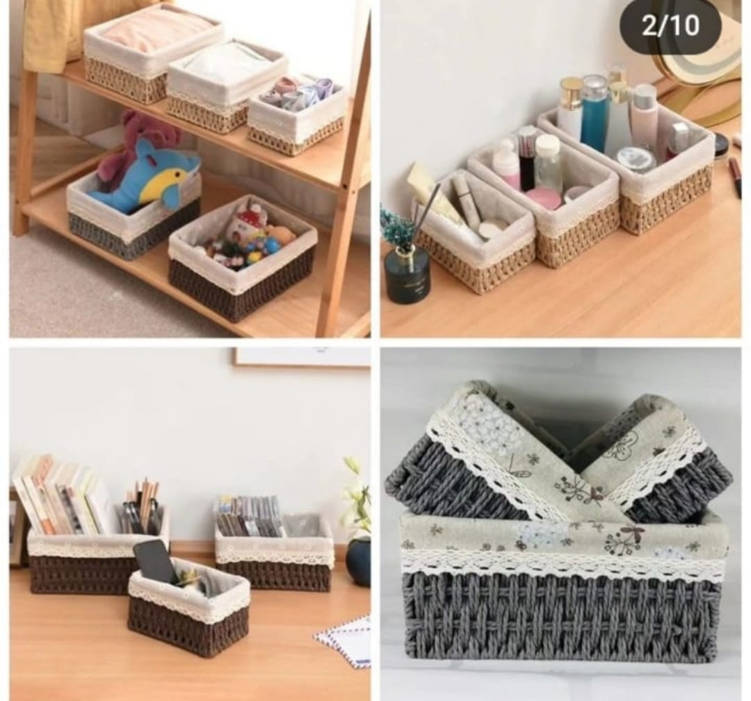 3 in1 High Quality Weaved Baskets