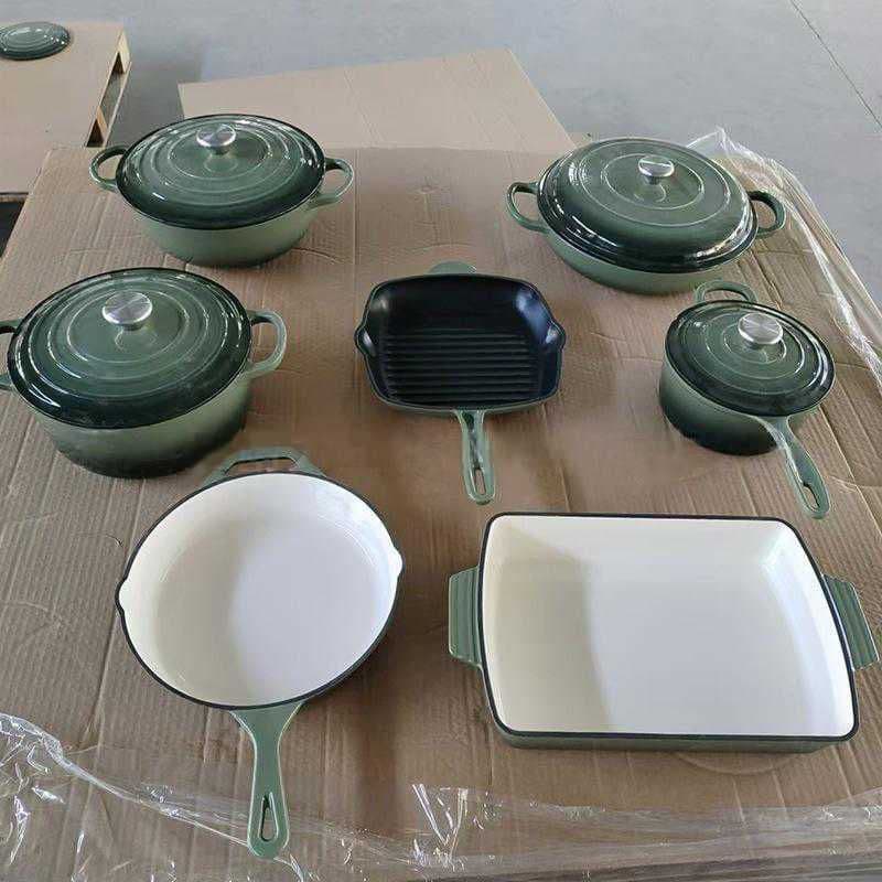 Enamel Cast iron cooking pots Set