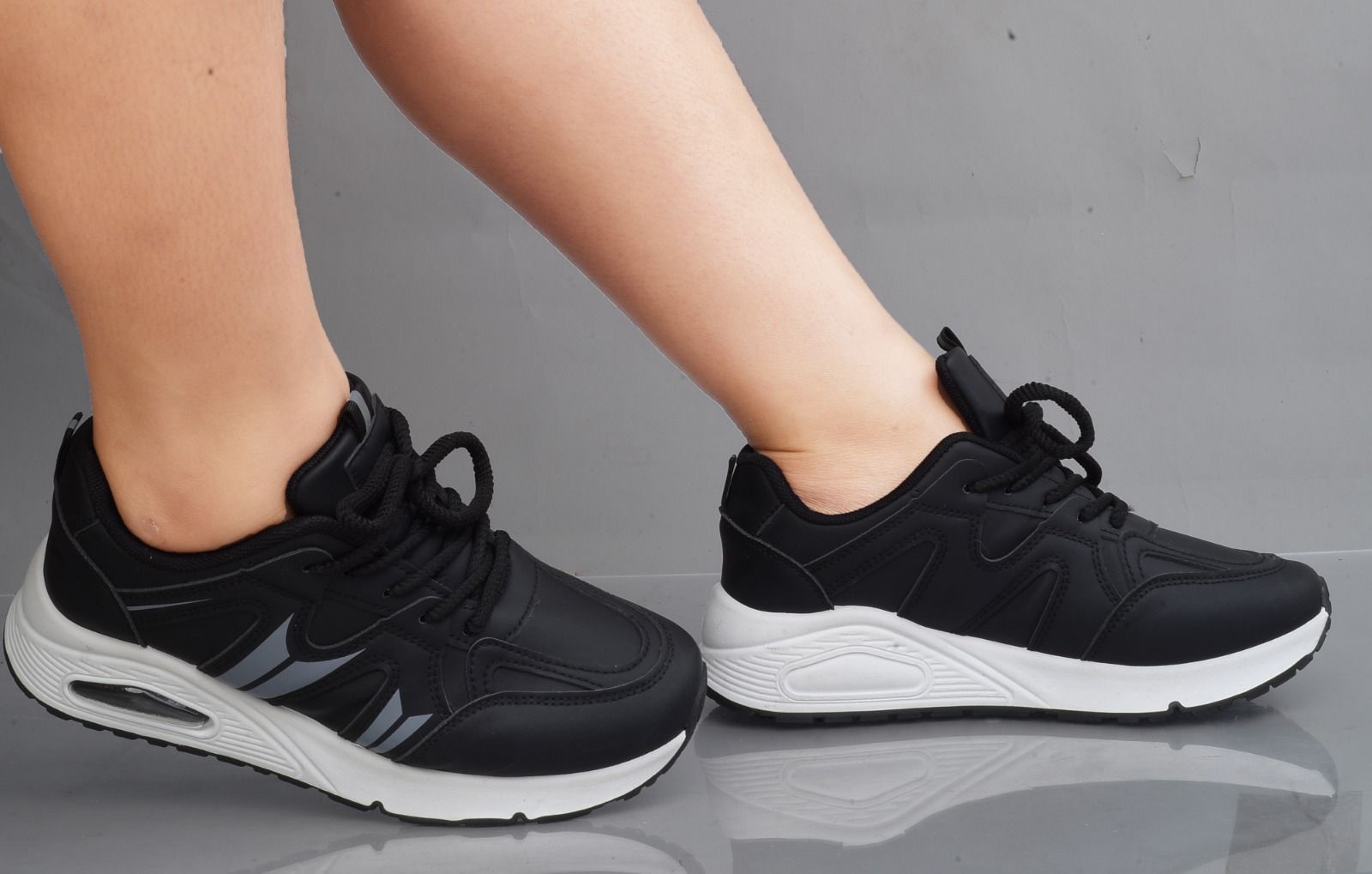 Fashion New Women Shoes Sports Ladies Shoes Women Sneakers-black