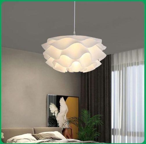 Modern LED Hanging Light, Island Lights Simple Chandelier Lamp Height Adjustable Pendant Light, Suitable for Living Room Bedroom Dining Room Ceiling Light, Gold