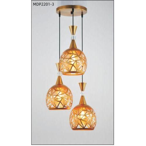 Modern LED Hanging Light, Island Lights Simple Chandelier Lamp Height Adjustable Pendant Light, Suitable for Living Room Bedroom Dining Room Ceiling Light, Gold