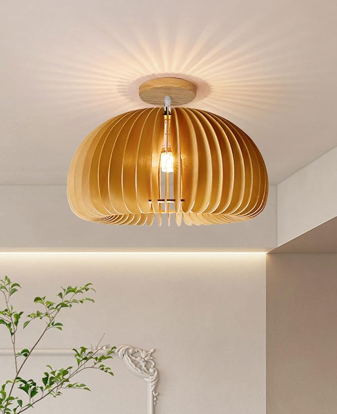 Wood Chandelier, Wooden Pendant Light, Wooden Lamp Shades Design