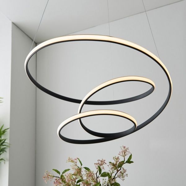 Spiral LED Chandelier Light| 3 color modes