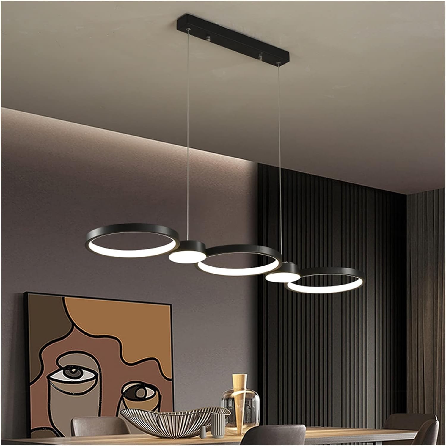 uspension Luminaire Pendant Lamp Lighting Fixture Compatible with Kitchen Lighting