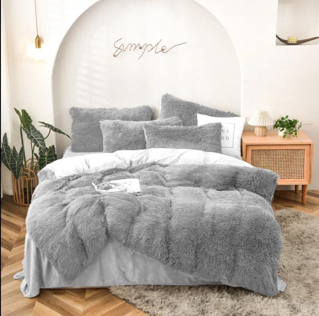 6pc fluffy luxury duvet
