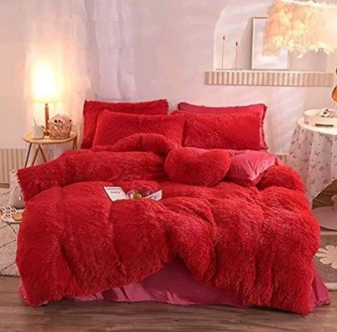 6pc fluffy luxury duvet