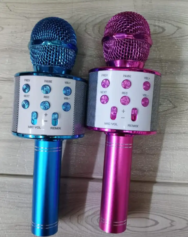 Wireless Karaoke Microphone Bluetooth Handheld Portable kids microphone