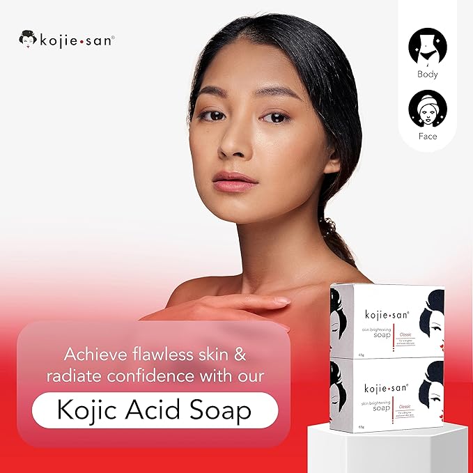 Kojic Acid Soap - 3 PIECES Kojie San Skin Brightening Soap - that Reduces Dark Spots, Hyperpigmentation, & Scars with Coconut & Tea Tree Oil tree oil