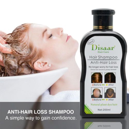 Disaar Anti-Hair Loss Shampoo,Growth Treatment For Men &Women - Hair Shampoo Anti-Hair Loss Hair Growth Ginger Extract Regrowth Repair Clean Scalp Regeneration Plant Dye Herbal Treatment