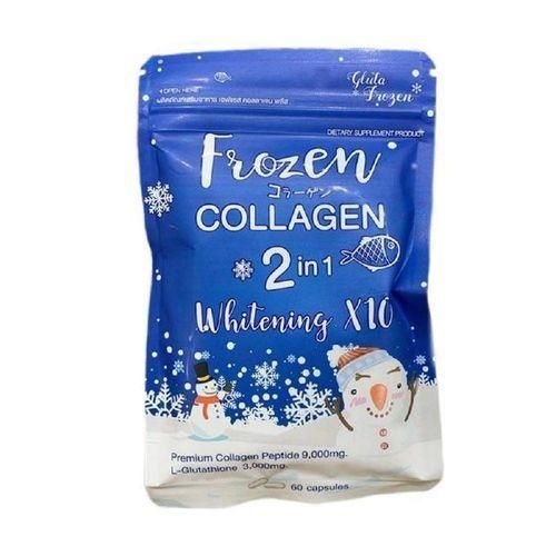 Frozen Collagen Frozen 2 IN 1 Whitening X10 Premium Collagen Peptide Supplements
