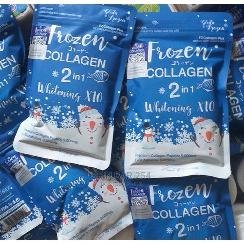 Frozen Collagen Frozen 2 IN 1 Whitening X10 Premium Collagen Peptide Supplements