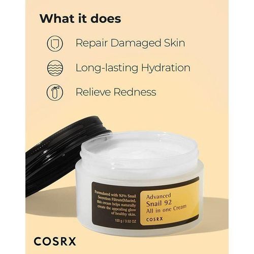 Cosrx Advanced Snail 96 Mucin Power Essence + Snail 92 All In One Cream
