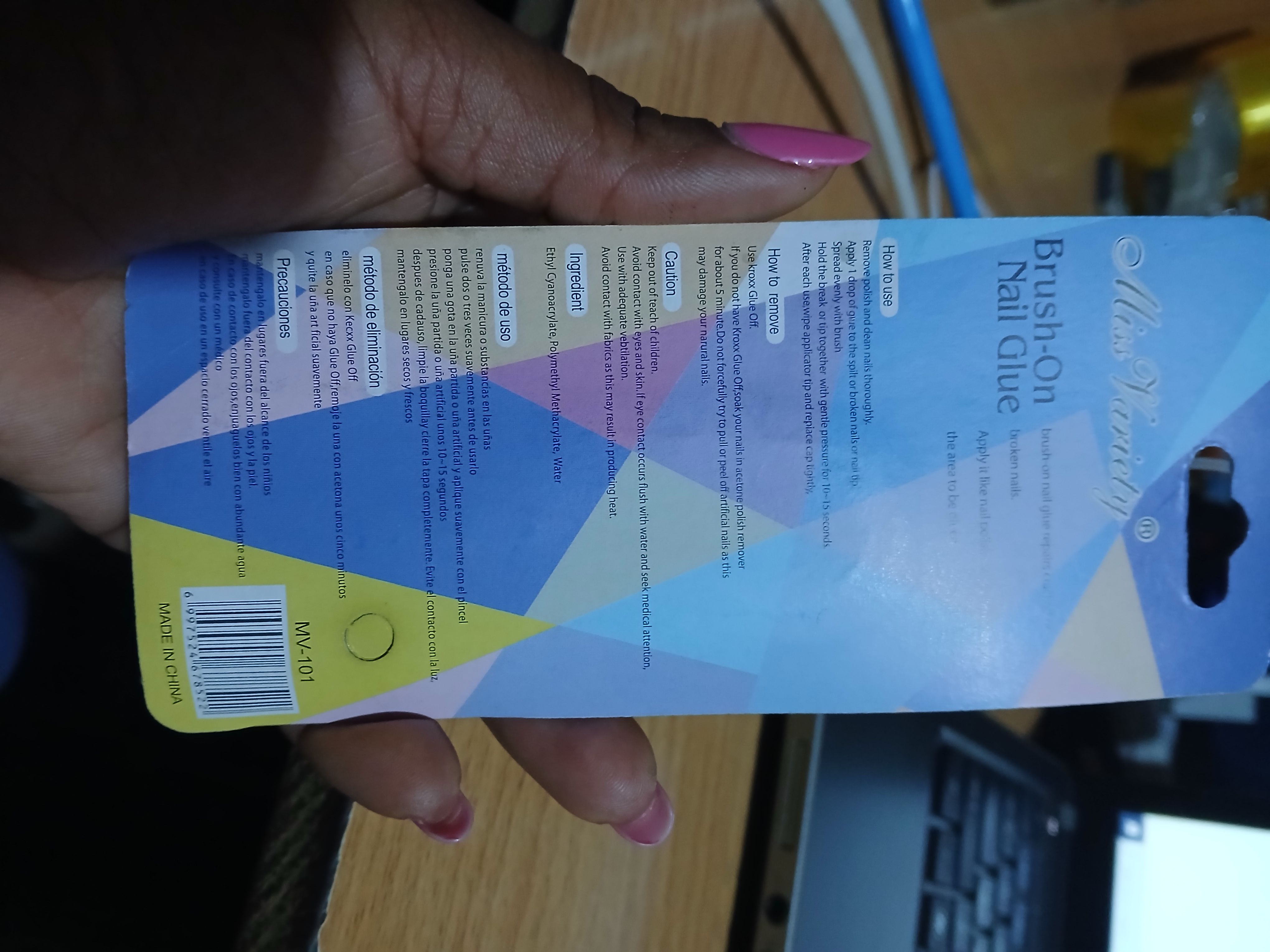 Mirage Nail Glue-Brush On