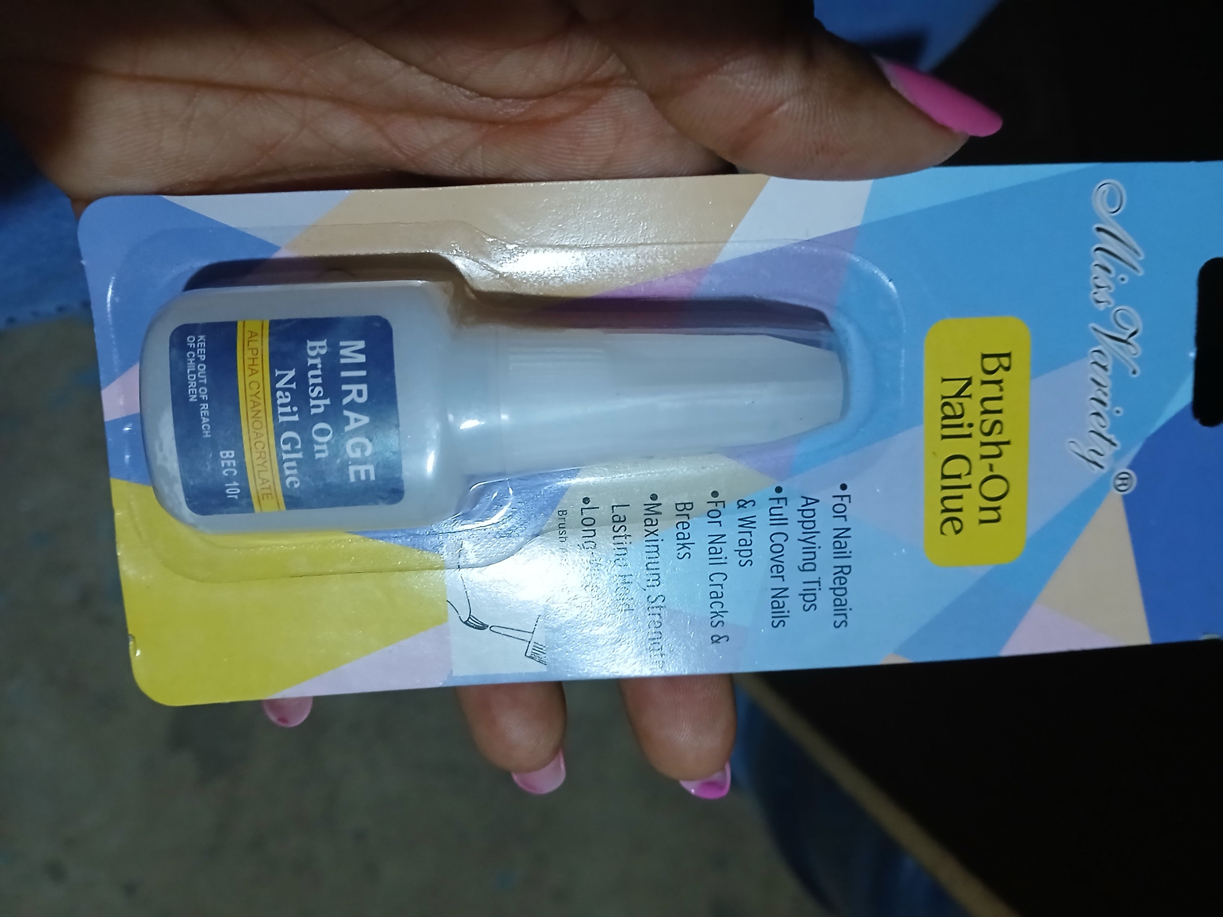 Mirage Nail Glue-Brush On