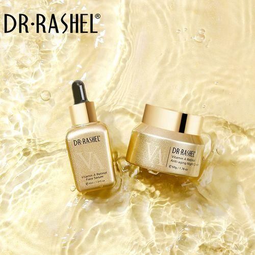 Dr. Rashel Vitamin A Retinol Anti-aging & hydrating Face Serum + Vitamin A Retinol Anti-aging Night Cream