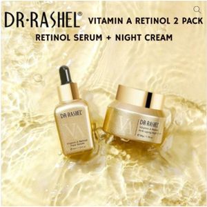 Dr. Rashel Vitamin A Retinol Anti-aging & hydrating Face Serum + Vitamin A Retinol Anti-aging Night Cream