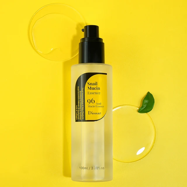 Disaar Snail 96 Mucin Essence Serum for Skin Elasticity Boosting Soothing Dual Moisturizing Skin Care Face Snail Serum Facial