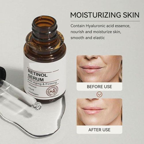 IREV Retinol Serum - Anti-aging Essence, Facial Moisturizing Nicotinamide & Vitamin C Whitening Serum