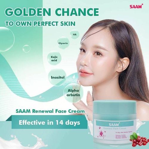 Renewal Face Cream | Melasma, Freckles, Age Spots & Dark Spots | With Alpha Arbutin and Kojic Acid | 50g