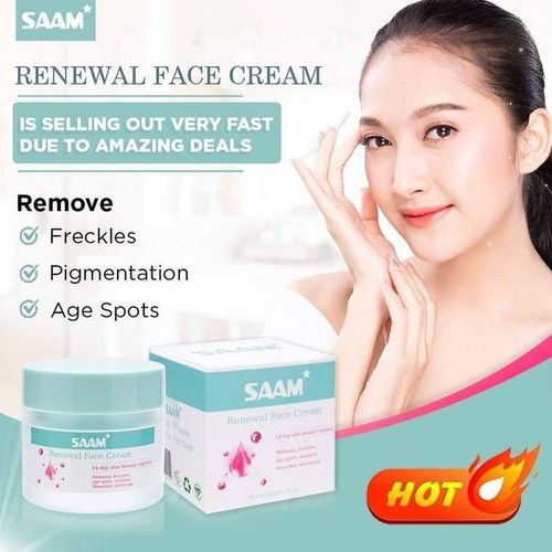 Renewal Face Cream | Melasma, Freckles, Age Spots & Dark Spots | With Alpha Arbutin and Kojic Acid | 50g
