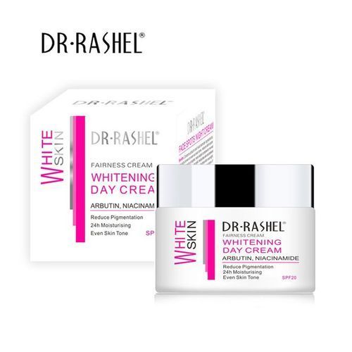 Dr. Rashel White Skin Fade Series-Cleanser, Serum,  Day & Night Cream - With Arbutin & Niacinamide reduces Pigmentation, Fades Dark Spots for a Smoother Skin (Item contains variations)