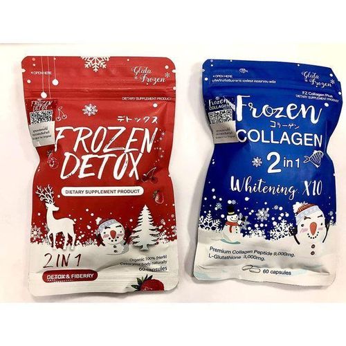 Frozen Collagen Frozen 2 IN 1 Whitening X10 Premium Collagen Peptide Supplements