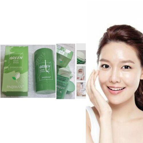 Green Tea Mask Cleansing Stick - Clean Face, Blackhead Remover, Deep Pore Cleansing, Facial Mask, Skin Moisturizing, Hydrating Whitening Care Face Makeup - for All Skin Types