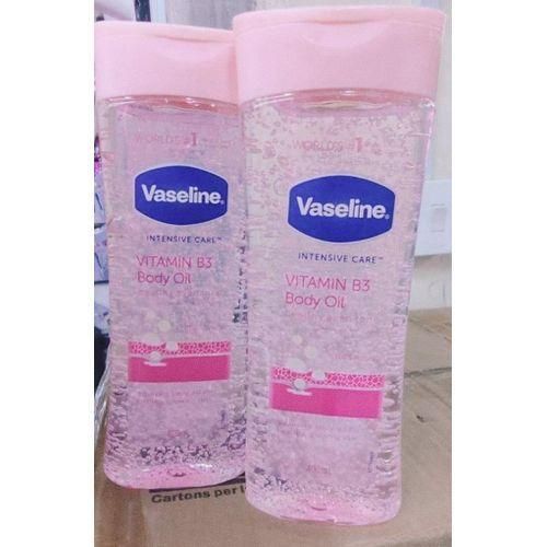 Vaseline Vitamin B3 Radiant Body Oil With Pure Cocoa Butter - 200ml - Replenishing Oils for Healthy Glowing Skin 100 Percent Pure Cocoa Butter Ultimate Skin Care