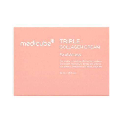 Medicube Triple Collagen Cream With Niacinamide. Moisturizes, Firms, Enhances Elasticity, Removes Dark Spots, Wrinkles, Hyperpigmentation, Freckles, Blemish, Dullness, Make Skin Young & More Radiant
