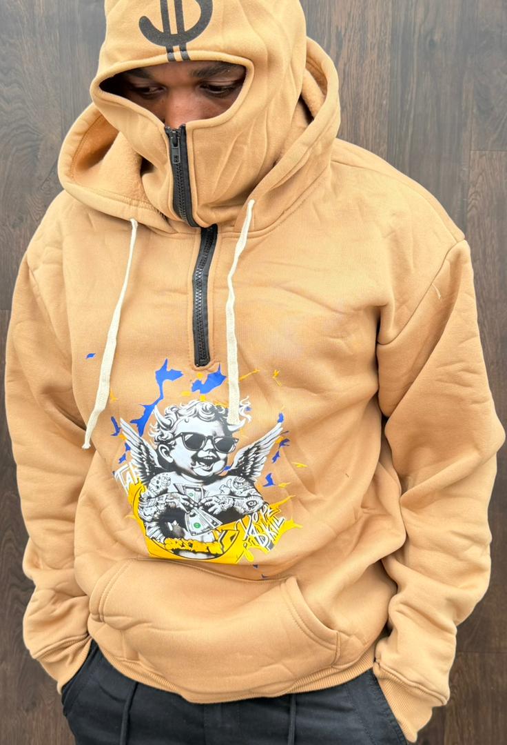 Men ( Unisex) gift ideas heavy cotton hoodies The Best Cotton Heavyweight Pullover Hoodie for Men Hoodies for Men Long sleeve casual hoodies, pullover soft sweatshirts with zipper ninja/ mask neck