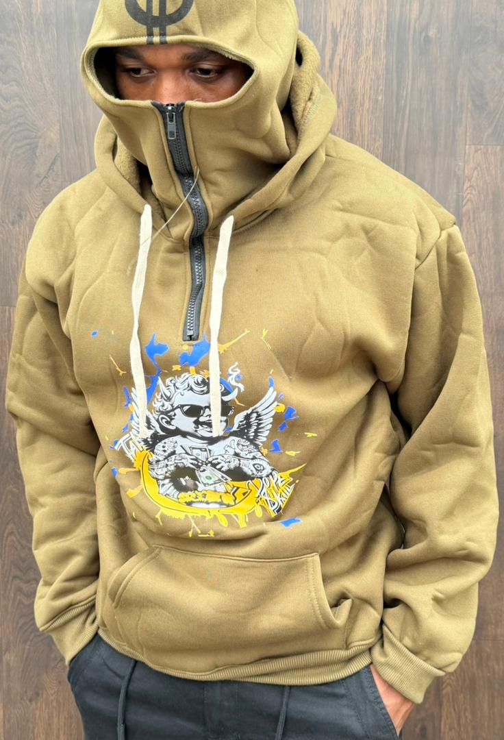 Men ( Unisex) gift ideas heavy cotton hoodies The Best Cotton Heavyweight Pullover Hoodie for Men Hoodies for Men Long sleeve casual hoodies, pullover soft sweatshirts with zipper ninja/ mask neck