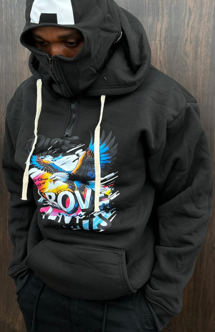 Men ( Unisex) gift ideas heavy cotton hoodies The Best Cotton Heavyweight Pullover Hoodie for Men Hoodies for Men Long sleeve casual hoodies, pullover soft sweatshirts with zipper ninja/ mask neck