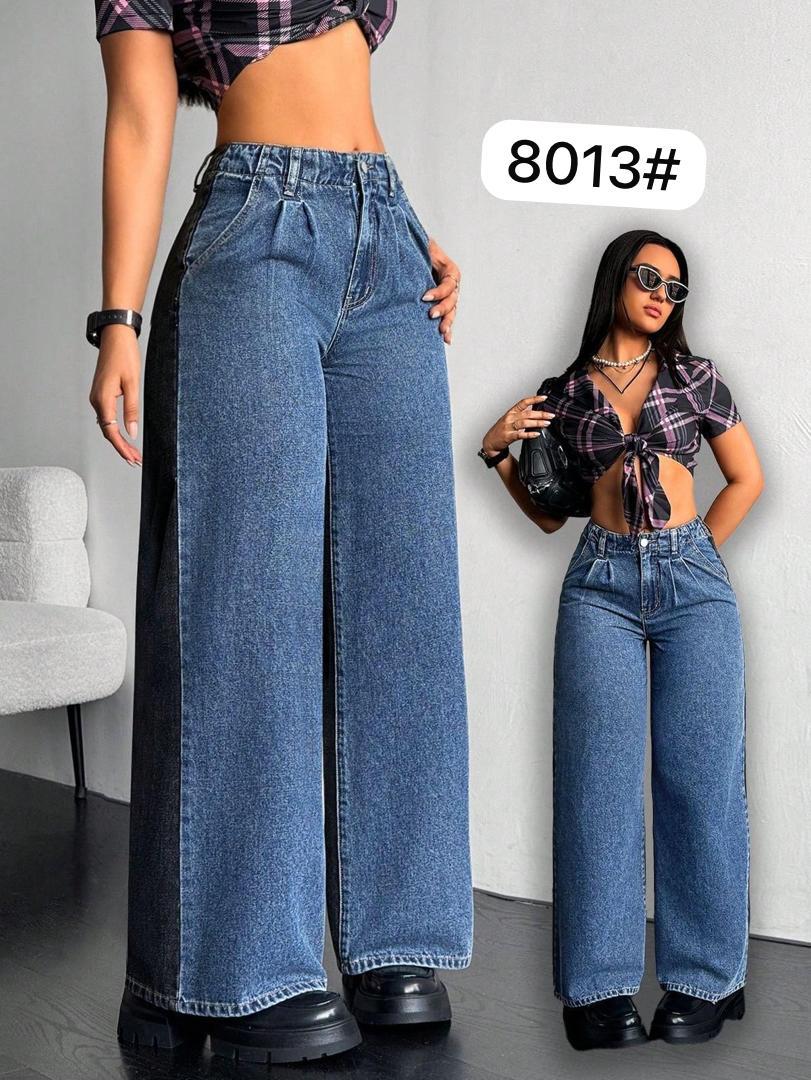 vintage premium High quality hard jeans denim Women's Wide Leg Casual Pants with Pockets, High Waisted Cargo Pants,