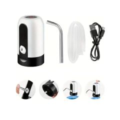 1pc, USB Rechargeable Portable WaterPump-Fits 3-5 Gallon Bottles, EasyAutomatic Dispensing For