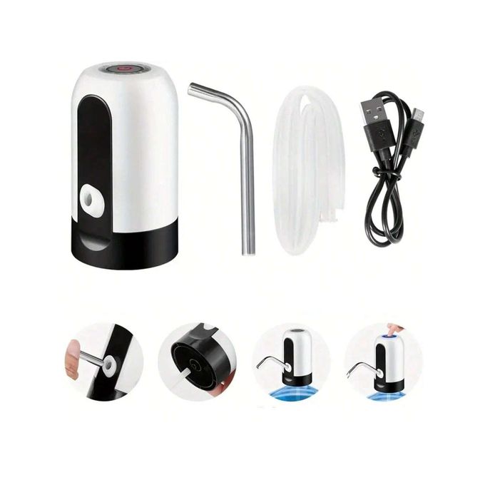 1pc, USB Rechargeable Portable WaterPump-Fits 3-5 Gallon Bottles, EasyAutomatic Dispensing For