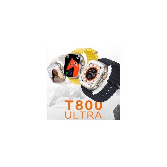 Ultra T800 White Smart Watch Sports Watch For Ios & Android