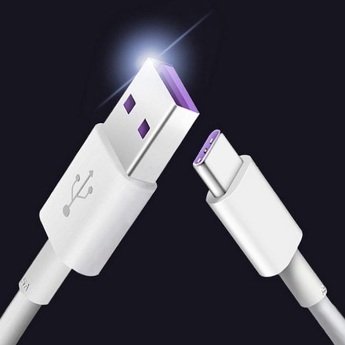 5A 2m USB to USB-C / Type-C Flash Charging Data Cable