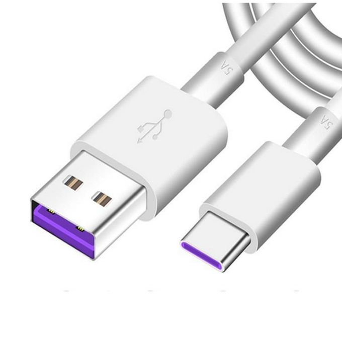 5A 2m USB to USB-C / Type-C Flash Charging Data Cable