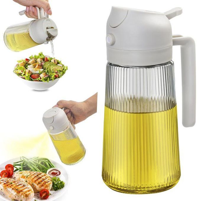 Cooking oil spray jar dispenser glass bottle