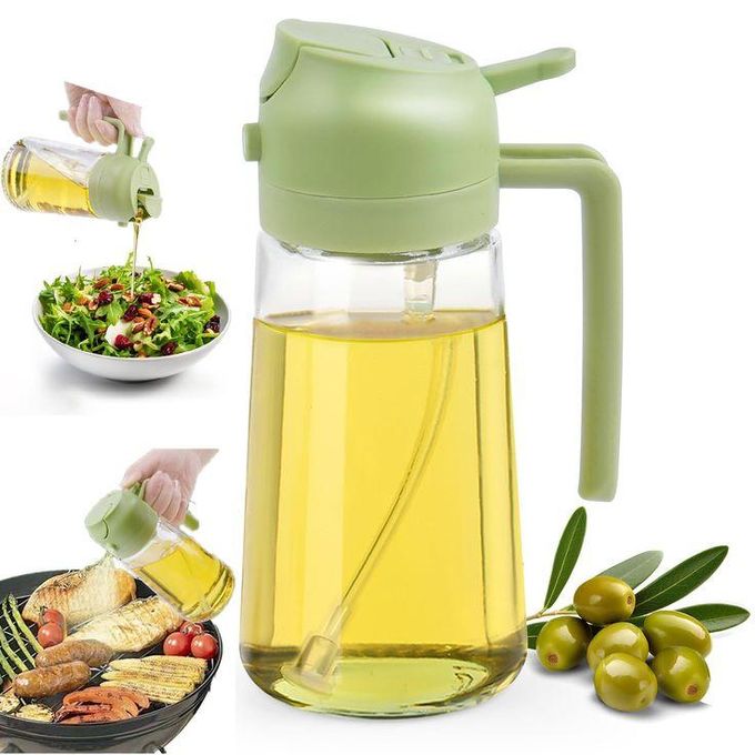 Cooking oil spray jar dispenser glass bottle