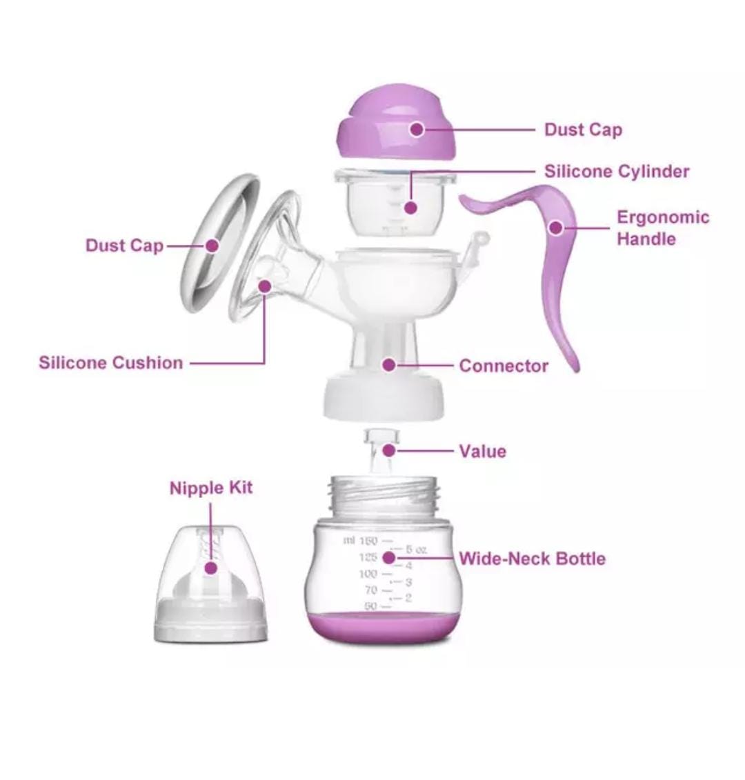 Manual breast pump