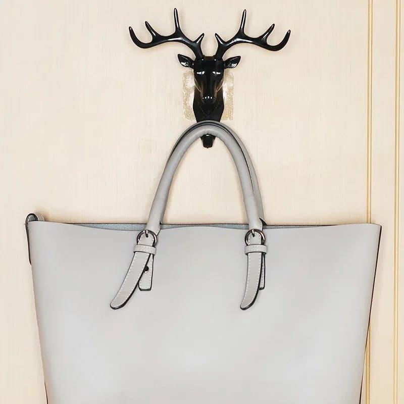 Stylish Deer Head Single Wall Hook
