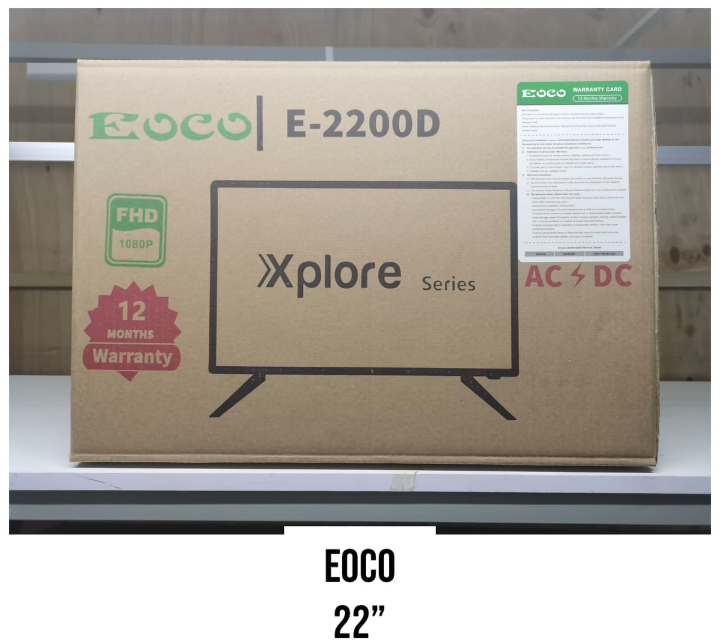 EOCO E-2200D Television  22 Inch