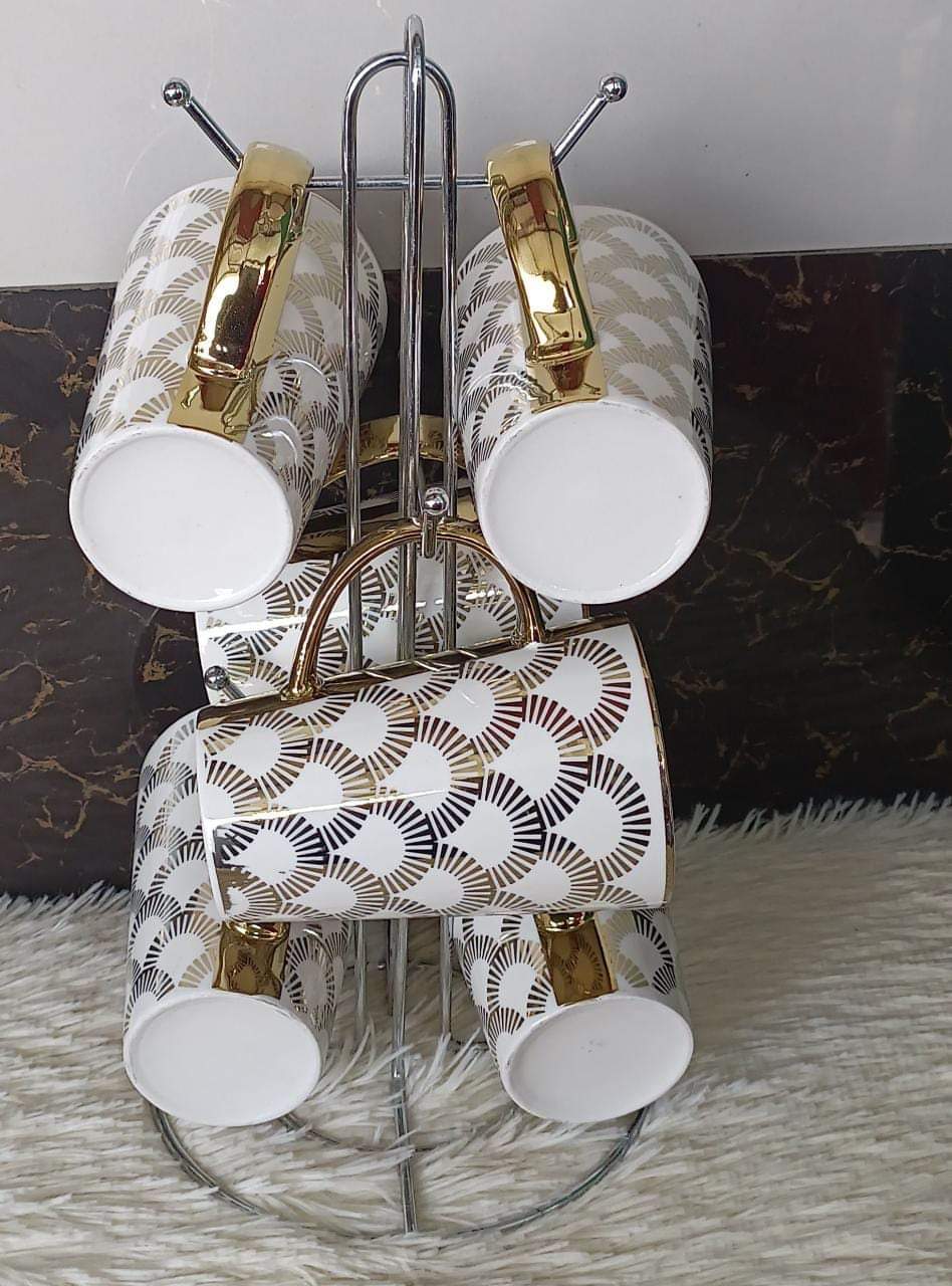 Tea Sets Golden Cups