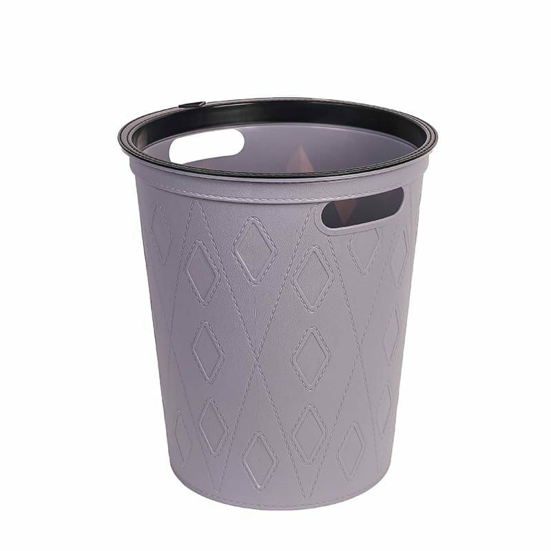 Round Faux Material Dustbin